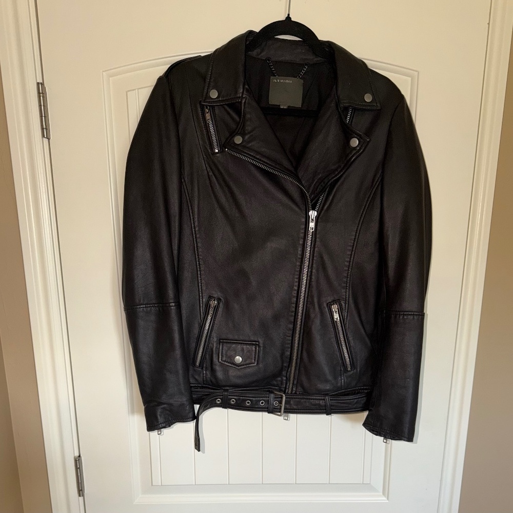 Black soft lambskin jacket